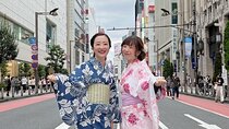 Easywear summer kimonos Experience in Shibuya Hairstyling Option