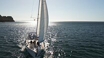 Golden Hour on Elegant Yacht Sunset Tour in Lagos, Algarve