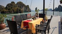 Shared 6 Hours boat Tour With Cave Kayak Beach From Halong City