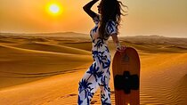 Morning Desert Safari with Camel Riding and Sand boarding 