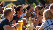 Sunny Beer garden tour