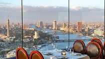 Dinner between clouds by full rotating restaurant