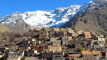 Atlas mountains and sunset Camel ride