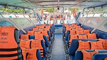Speedboat transfer to island service.
