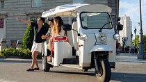 "Exclusive Panoramic Views of Madrid in Tuk Tuk with pickup"
