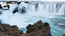 Winter Combo Godafoss Christmas House and The Forest Lagoon