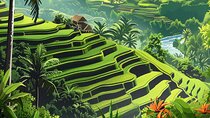 1 DAY Ubud Palace, Tegallalang Rice Terrace, Tirta Empul Temple, Tegenungan Waterfall etc/Private 8-hour tour