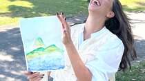 Watercolor at the beach - An experience in Copacabana 