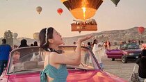 Cappadocia Professional Photo Session with Retro Car or Horses