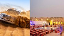 Premium Desert Safari, food Service with 4 alcoholics drinks 