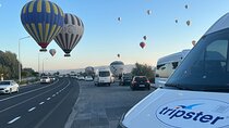 Cappadocia Hot Air Ballon Flight in Goreme Over fairy Chimneys 