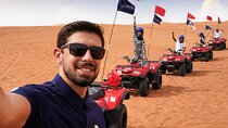 Dubai Desert Adventure: Red Dunes Guided Quad/Polaris ATV & BBQ