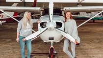 Fly above the Vienna in a private plane