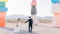 Wedding in French at 7 Magic Mountains