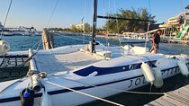 Tour Isla Mujeres & Beach club with Open Bar! Private Catamaran