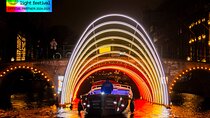 Amsterdam Light Festival Boat Tour with Warm Drinks