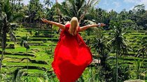 Ubud Tirta Empul Temple with Rice Terrace and Bali Jungle Swing 