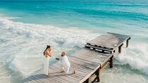 Secret Proposal Photoshoot with Drone in Cancun