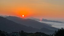 Luminous Sarangkot: A Breathtaking View of the Himalayas"