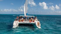Isla Mujeres Catamaran from Tulum Open Bar Luxury Beach Club