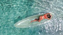 Blue Ocean Clear Kayak Photoshoot in Jamaica