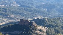 Hiking on the mountain with cliffs and spectacular views