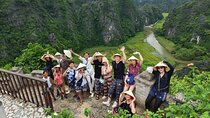 From Hanoi: Hoa Lu, Tam Coc, Mua Caves, Limousine, Buffet, Biking