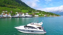 Bergen to Hardangerfjord VIP car + private yacht Fjord cruise