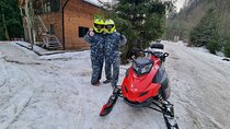 Day Tour from Bucharest-Carpathian Snowmobile Experience 
