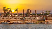 Felucca in Luxor Sunset sailing 