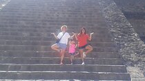 Pyramids of Teotihuacan and Basilica of Guadalupe from Cd Mexico
