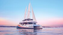 Sunset at Sea in Catamaran Villefranche Nice
