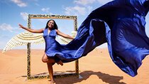Dubai Desert Flying Dress Photography & Videography Tour