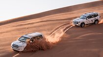 Evening Desert Safari in Dubai, Sandboard & BBQ Dinner