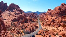 Valley of Fire Seven Magic Mountain and Welcome Sign Las Vegas