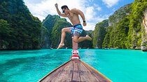 Phi Phi Pileh Lagoon Bamboo Island by Speed boat