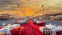  Marrakech: Sunset Dinner In Agafay Desert with Fire show