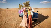 Premium Desert Safari Dubai Camel Riding with BBQ Buffet Dinner