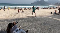 Photos on the beautiful banks of Rio de Janeiro Urca or Arpoador
