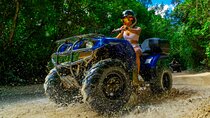 From Playa del Carmen ATV Adventure with Ziplines, Cenote