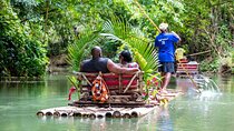 blue hole and luxury bamboo rafting 