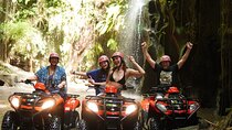 Bali ATV ride through river, waterfall, cave, village + Free tour
