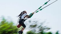 Adrenaline is at its peak with the human slingshot
