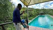 Family Adventure Day: Ziplining, Cenote Swim, Waterfall & Monkeys