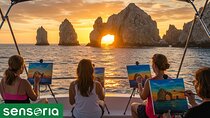 Live painting of the Arch of Cabo San Lucas on a boat tour!