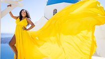 Flying dress Santorini