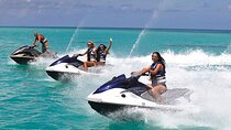 Doha : Explore Doha's coastline on jet ski with View of Skyline