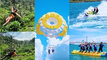 Bali: Zipline + Watersport Trio (Jetski, Parasailing, BananaBoat)