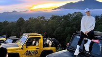Mount Batur Jeep with Halfway Trekking to Summit
