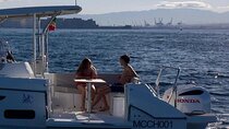 Sunset aperitif in the Gulf of Naples on Beneteau Flyer 9